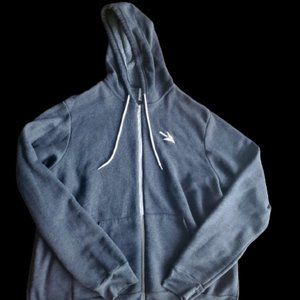 Canvas Dark Grey Full Zip Hoodie